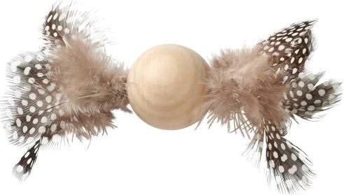 Hunter Mala Kugel mit echter Feder, beige