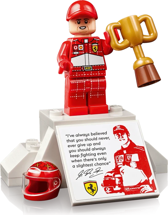 LEGO Icons - Ferrari F2004 und Michael Schumacher