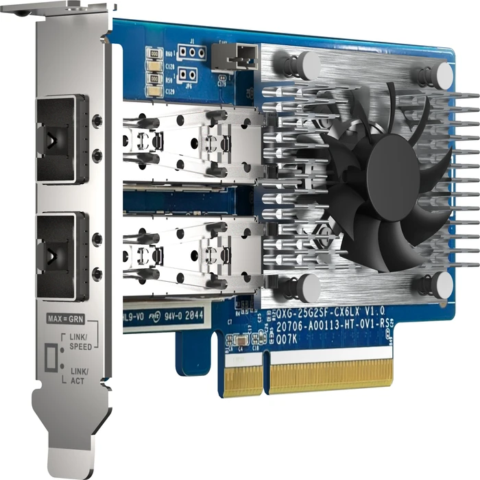 QNAP LAN-Adapter, 2x SFP28, PCIe 4.0 x8
