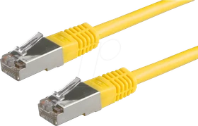 Roline / Secomp Patchkabel, Cat5e, SF/UTP, RJ-45/RJ-45, 5m, gelb