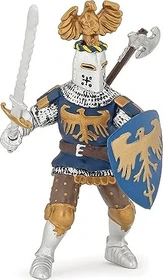 Papo Die Welt des Mittelalters - Ritter mit Adlerhelm blau