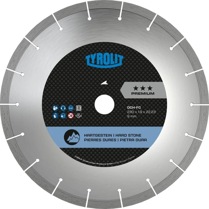 Tyrolit Premium DCH-FAST Cut Trockenschnitt Trennscheibe, 115x1.2x22.23mm, 1 Stück