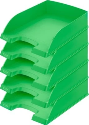 Leitz Plus Briefablage Standard, hellgrün, 5er-Pack