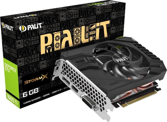 Palit GeForce GTX 1660 Ti StormX, 6GB GDDR6, DVI, HDMI, DP