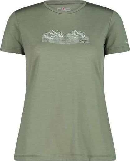 CMP Performance Merino Funktionsshirt kurzarm avocado (Damen)
