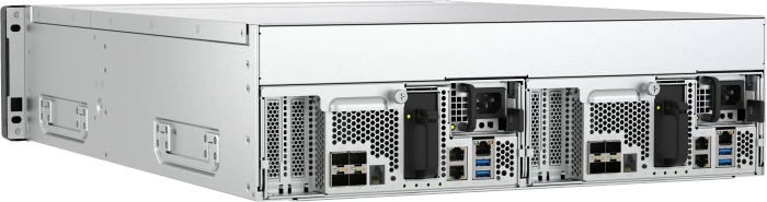 QNAP ES1686dc-R2-2142IT-128G, 64GB RAM reg ECC, 4x SFP+ 10Gb/s, 3x RJ-45 1000Base-T, 3HE