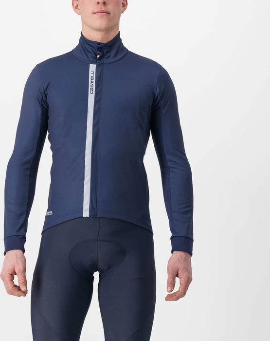 Castelli Entrata Fahrradjacke belgian blue/silver (Herren)