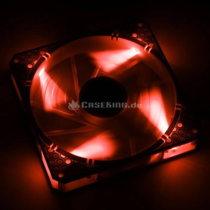 BitFenix Spectre Pro LED weiß/rot, 140mm