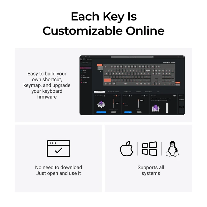 Keychron K10 HE Wireless, Special Edition ISO Black, LEDs RGB, Gateron 2.0 Magnetic Nebula, USB/Bluetooth, DE