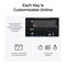 Keychron K10 HE Wireless, Special Edition ISO Black, LEDs RGB, Gateron 2.0 Magnetic Nebula, USB/Bluetooth, DE Vorschaubild