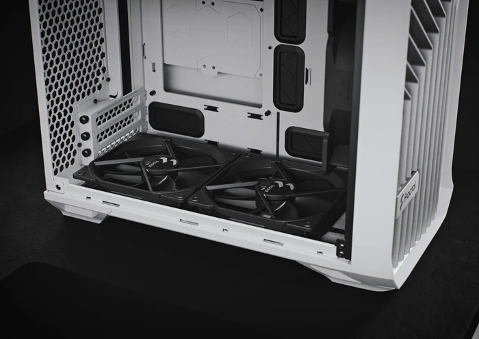 Fractal Design Torrent Nano White TG Clear Tint, Glasfenster, Mini-ITX