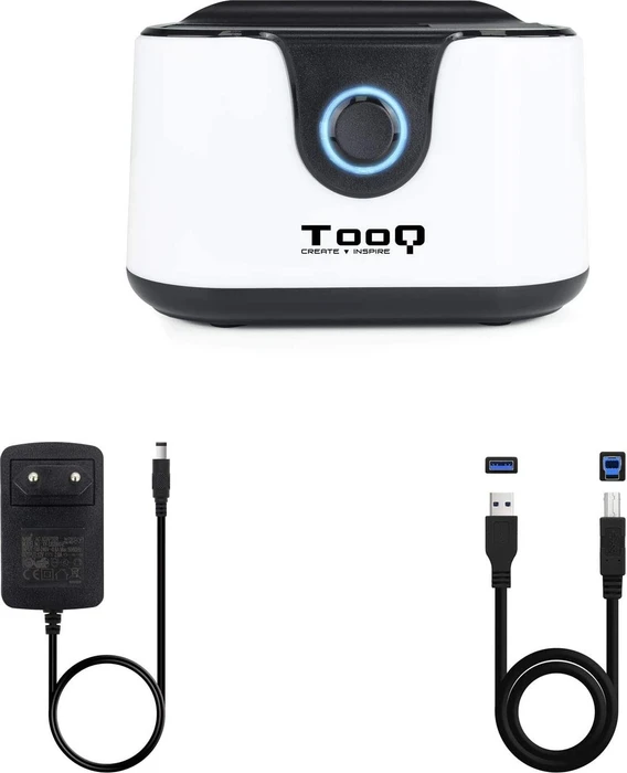 TooQ Docking Station 2.5"/3.5" - SATA, USB-B 3.0/USB-A 2.0