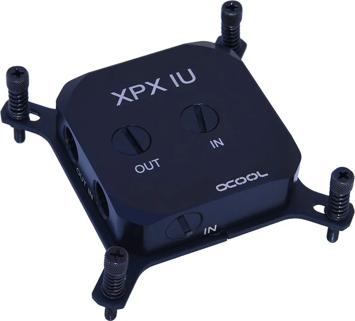 Alphacool Eisblock XPX 1U, schwarz, Acetal