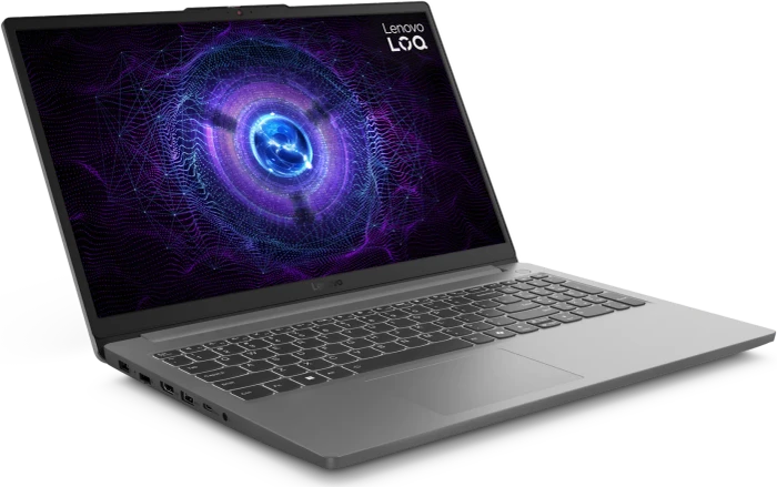 Lenovo LOQ 15IAX9E, Luna Grey, Core i7-12650HX, 16GB RAM, 1TB SSD, GeForce RTX 4050, DE