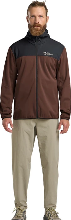 Jack Wolfskin Feldberg Hoody Funktionsjacke hot choc (Herren)