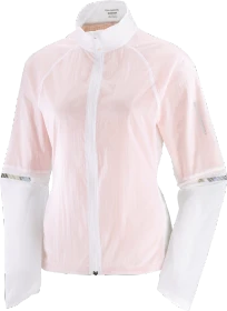 Salomon Sense Flow Laufjacke white/peach amber (Damen)