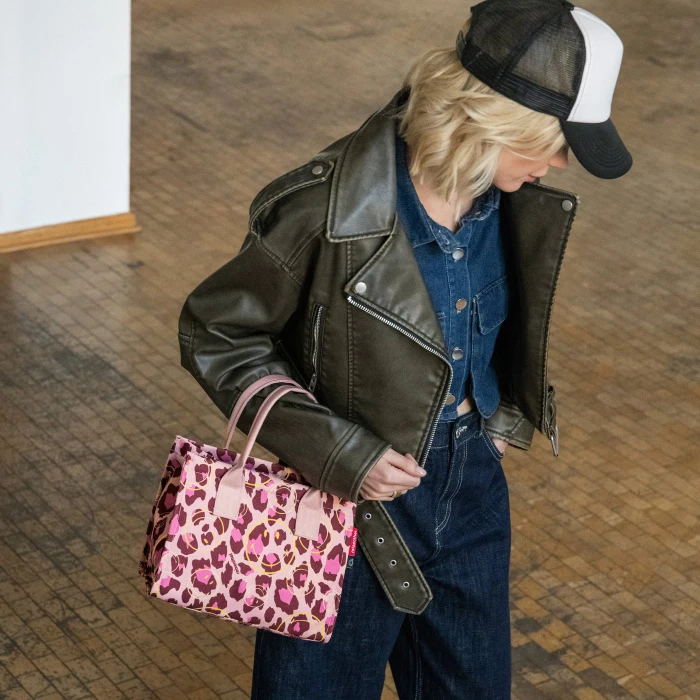 Reisenthel daily XS Shopper smiley leo blush