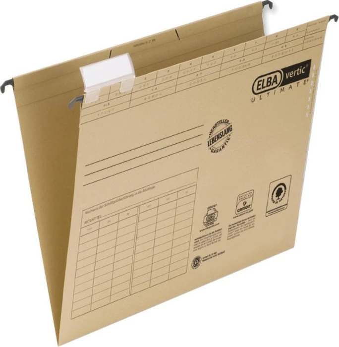 Elba vertic ultimate Hängemappe, A4, braun, 10er-Pack
