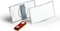 Durable Konvex Namensschild mit Magnet, 7.5x4cm, transparent, 25 Stück Vorschaubild