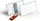 Durable Konvex Namensschild mit Magnet, 7.5x4cm, transparent, 25 Stück (812319)