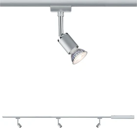 Paulmann URail Pure II Schienensystem Spot GU10 1.2m chrom matt, 3 Stück