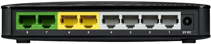 Zyxel GS-100 Desktop Gigabit Switch, 8x RJ-45