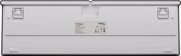 Ducky Zero 6108 Wireless, Classic Black, LEDs RGB, MX2A RGB BLUE, USB/Bluetooth, DE