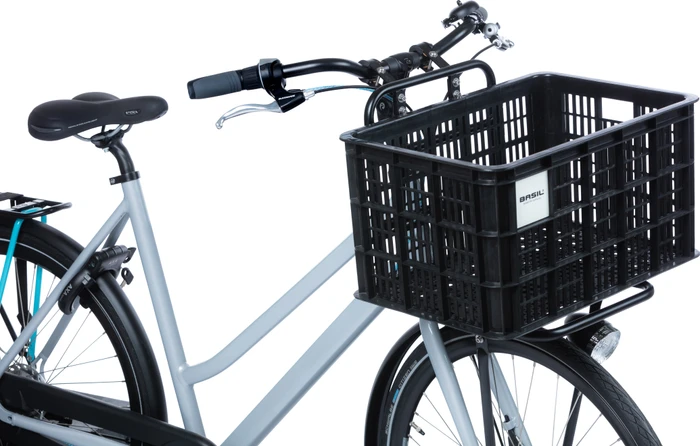 Basil Crate L Fahrradkorb schwarz