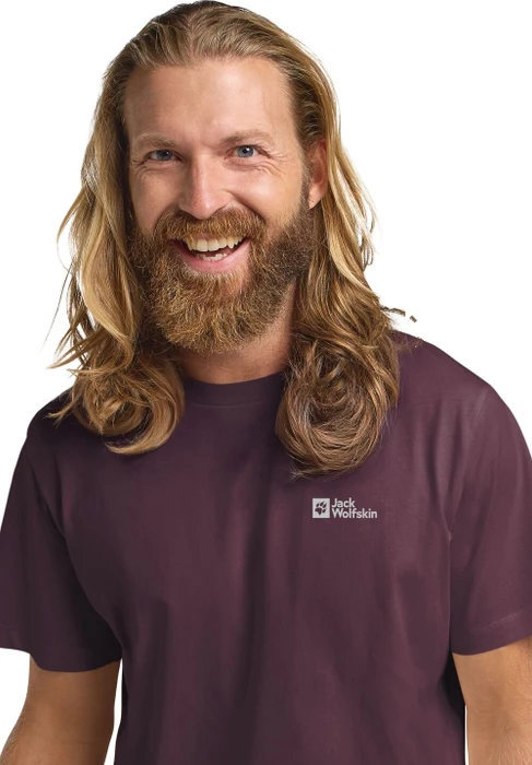 Jack Wolfskin Essential T-Shirt kurzarm amaranth (Herren)
