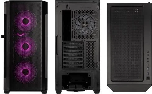 Kolink Observatory Y Mesh, schwarz, Glasfenster