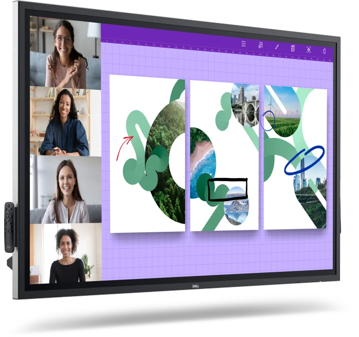 Dell Pro 65 Plus 4K-Touch-Monitor - P6524QT, 65" – Bild 2 von 6