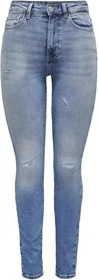 ONLY Skinny High Forever Jeans light medium/blue denim (Damen)