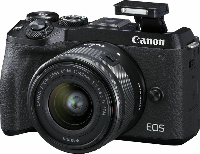 Canon EOS M6 Mark II mit Objektiv EF-M 15-45mm 3.5-6.3 IS STM