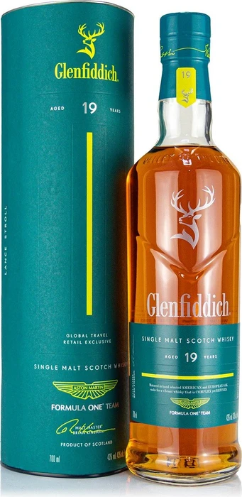 Glenfiddich Aston Martin Formula One Team 19 Years Old 700ml