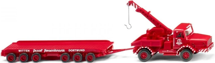 Wiking Tiefladehängerzug (Faun) Rosenkranz