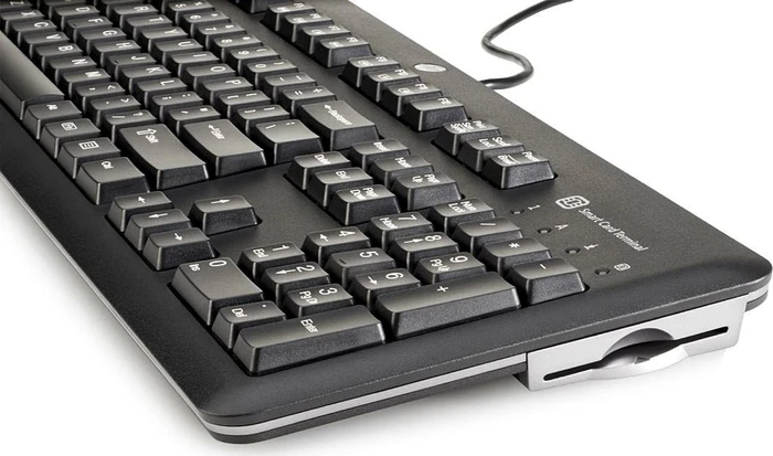 HP SmartCard CCID Keyboard schwarz, USB, US