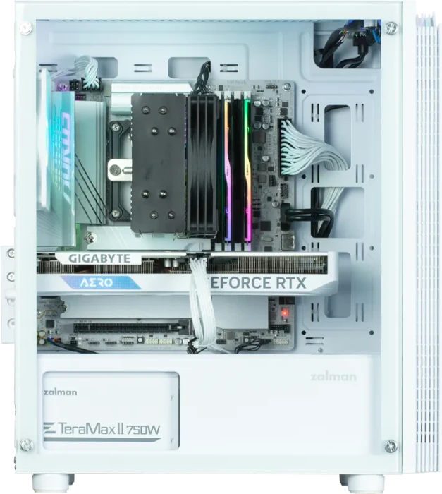 Zalman T4 Plus White, Glasfenster