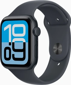 Apple Watch SE 3 (GPS + Cellular) 44mm mitternacht mit Sportarmband S/M mitternacht