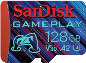 SanDisk Gameplay R190/W130 128GB, UHS-I U3, A2, Class 10