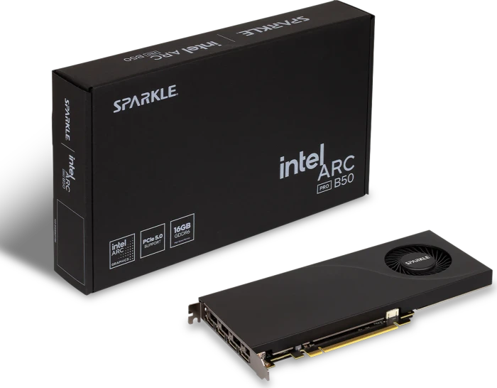 Sparkle Arc Pro B50, 16GB GDDR6, 4x DP