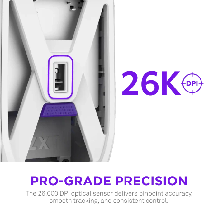 NZXT Lift Elite Wireless, 4K/8K Polling, matt weiß, USB