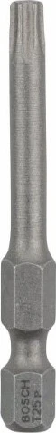 Bosch Professional Extra Hart Torx Bit 1/4", T25x49mm, 25 Stück