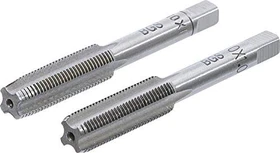 BGS technic Gewindebohrer mit Vor- und Fertigschneider, M10, 2 Stück