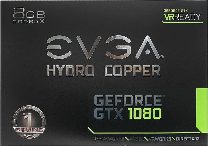 EVGA GeForce GTX 1080 FTW Gaming Hydro Copper, 8GB GDDR5X, DVI, HDMI, 3x DP