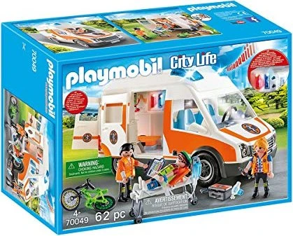 playmobil City Life Rettungswagen mit Licht und Sound
