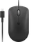 Lenovo 400 USB-C Wired Compact Mouse Raven Black, USB Vorschaubild
