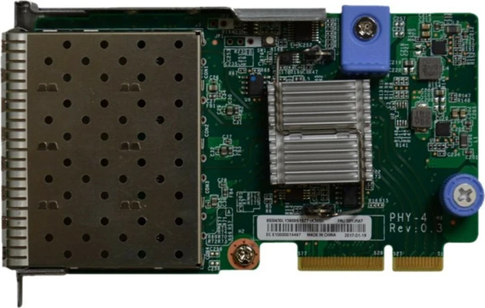 Lenovo ThinkSystem 10Gb 4-port SFP+ LOM LAN-Modul, 4x SFP+, PCIe 3.0 x8