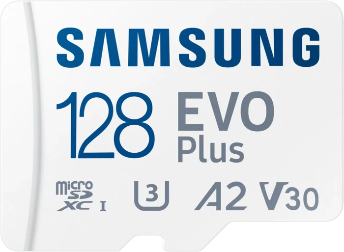 Samsung EVO Plus 2024 R160 128GB Kit, UHS-I U3, A2, Class 10