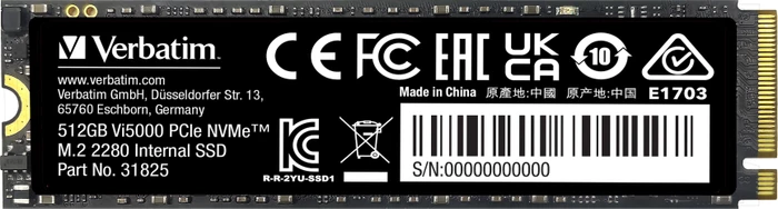 Verbatim Vi5000 PCIe NVMe SSD 512GB ab € 116,43 (2026
