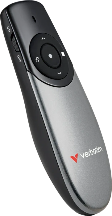Verbatim Focus Wireless Presenter mit rotem Laserpointer, grau/schwarz, USB-A